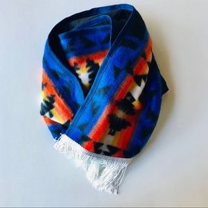 NBW Warm Fleece Native American Scarf